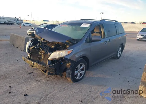 2014 Toyota Sienna Le V6 8 Passenger из США, поврежденный, VIN 5TDKK3DC0ES517280